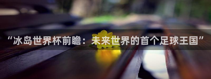 世界杯欧洲区预选赛赛程：“冰岛世界杯前瞻：未来世界的首个足球王国”