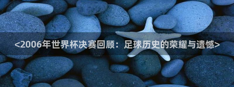 2026男足世界杯：<2006年世界杯决赛回顾：足球历史的荣耀与遗憾>